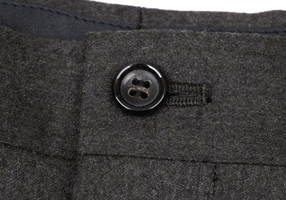 Papas Wool Two-Pleat Pants Charcoal Size 54XL