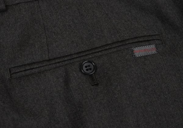 Papas Wool Two-Pleat Pants Charcoal Size 54XL