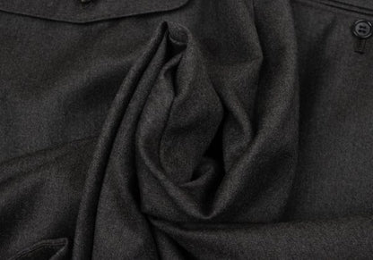 Papas Wool Two-Pleat Pants Charcoal Size 54XL