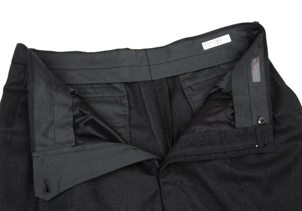 Papas Wool Two-Tuck Pants Gray Size 54XL