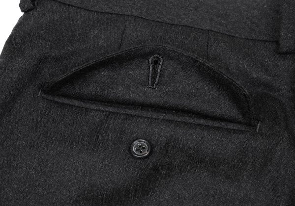 Papas Wool Two-Tuck Pants Gray Size 54XL