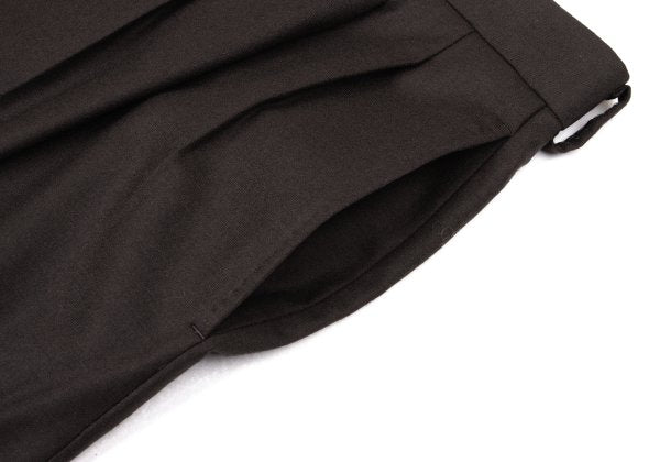 Papas Wool Two-Tuck Pants Brown Size 54XL