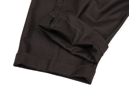 Papas Wool Two-Tuck Pants Brown Size 54XL