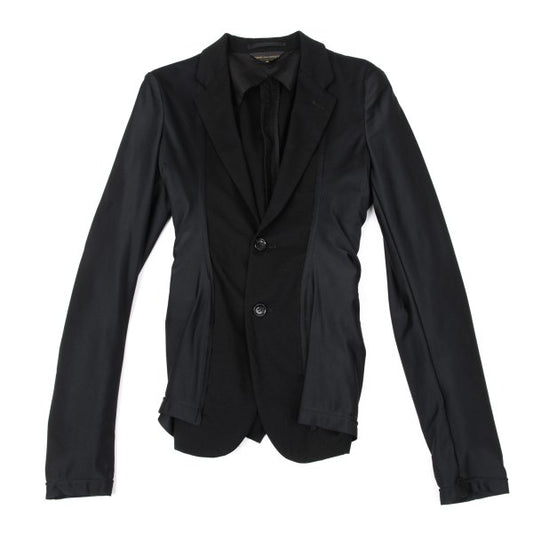 COMME des GARCONS Wool Gabardine Stretch Jacket Black Size M