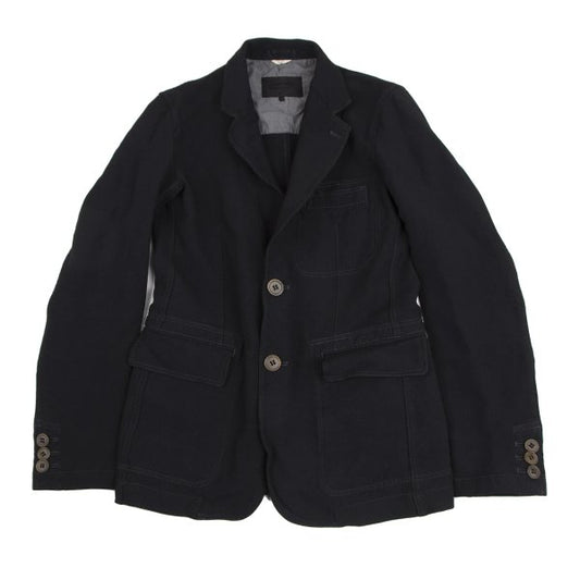 COMME des GARCONS HOMME DEUX Poly Garment Jacket Navy Size S