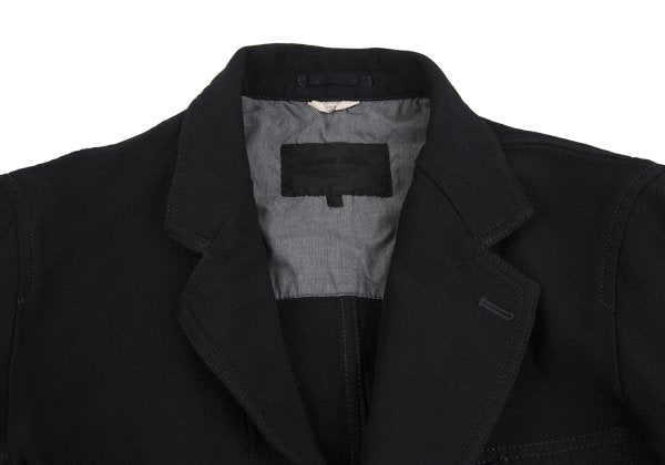 COMME des GARCONS HOMME DEUX Poly Garment Jacket Navy Size S