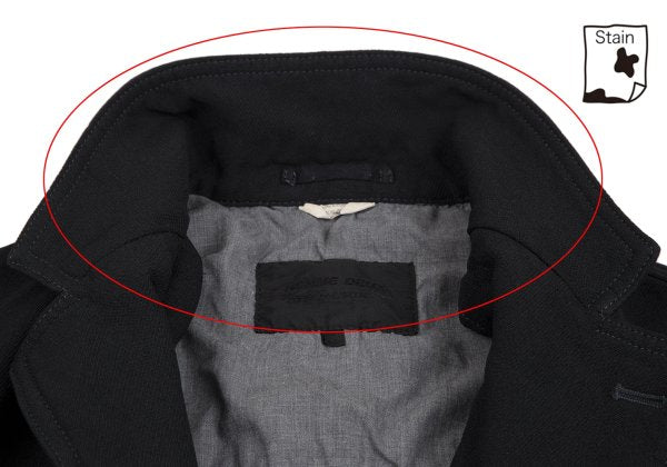 COMME des GARCONS HOMME DEUX Poly Garment Jacket Navy Size S