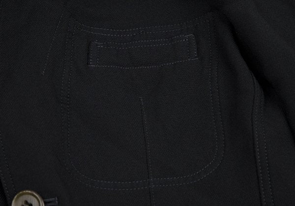 COMME des GARCONS HOMME DEUX Poly Garment Jacket Navy Size S