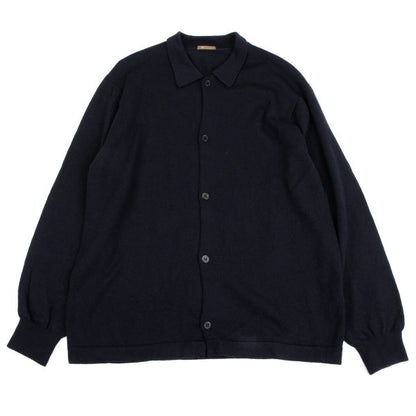Y's for men Blue Wool Knit Shirt Size M