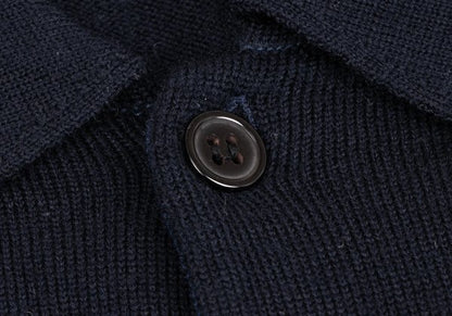 Y's for men Blue Wool Knit Shirt Size M