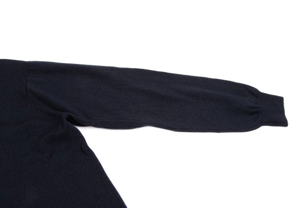 Y's for men Blue Wool Knit Shirt Size M