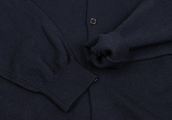 Y's for men Blue Wool Knit Shirt Size M