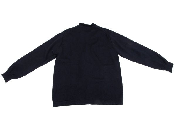 Y's for men Blue Wool Knit Shirt Size M