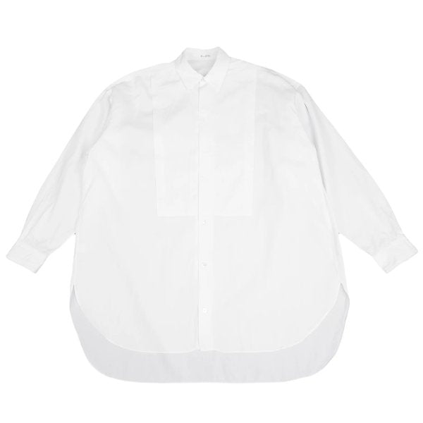 Y's for men Fly Front Cotton Long Sleeve Shirt White Size L