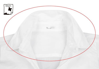 Y's for men Fly Front Cotton Long Sleeve Shirt White Size L