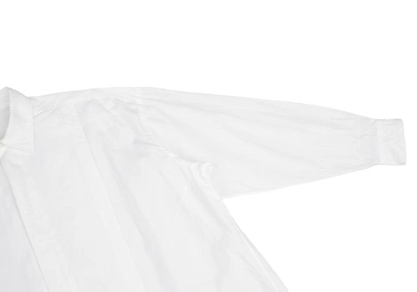 Y's for men Fly Front Cotton Long Sleeve Shirt White Size L