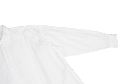 Y's for men Fly Front Cotton Long Sleeve Shirt White Size L