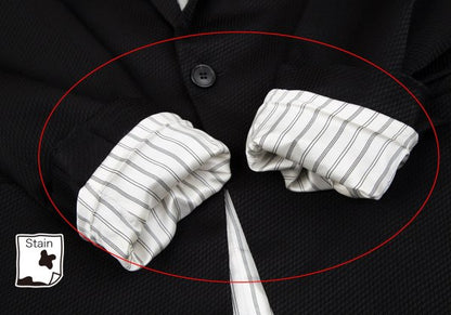 EMPORIO ARMANI Black Peaked Lapel Wool Blend Jacket Size 52