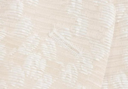 EMPORIO ARMANI Poly Blend Double Jacket Ivory Size 48
