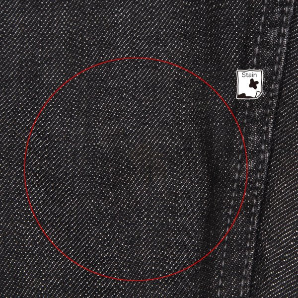 DOLCE&GABBANA Leather Plate Denim Jeans Black Size 33
