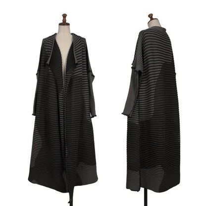 ISSEY MIYAKE MEANDER KNIT 21AW Buttonless & Gray Size 2