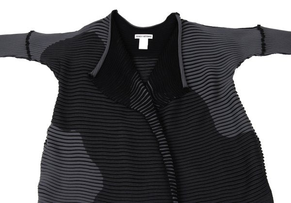 ISSEY MIYAKE MEANDER KNIT 21AW Buttonless & Gray Size 2