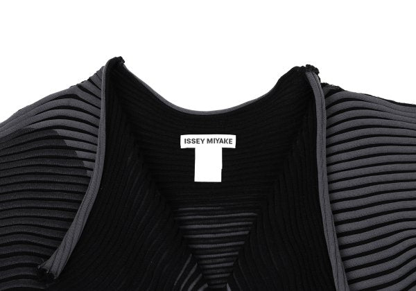 ISSEY MIYAKE MEANDER KNIT 21AW Buttonless & Gray Size 2