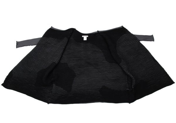 ISSEY MIYAKE MEANDER KNIT 21AW Buttonless & Gray Size 2
