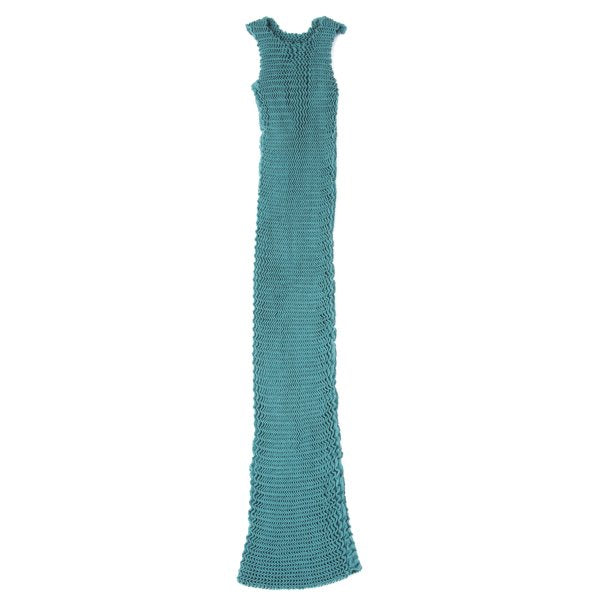 ISSEY MIYAKE SPONGY 21SS Zigzag Pleated Dress Mint Size 2