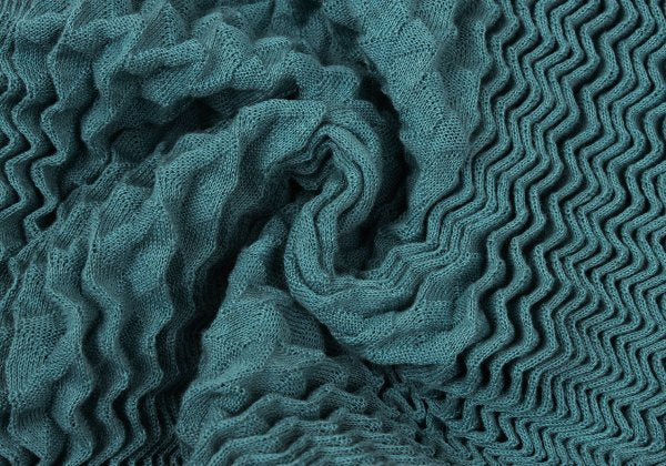 ISSEY MIYAKE SPONGY 21SS Zigzag Pleated Dress Mint Size 2