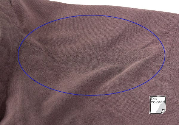 ISSEY MIYAKE 21AW Cotton Shirring Design Blouse Pink Size 2