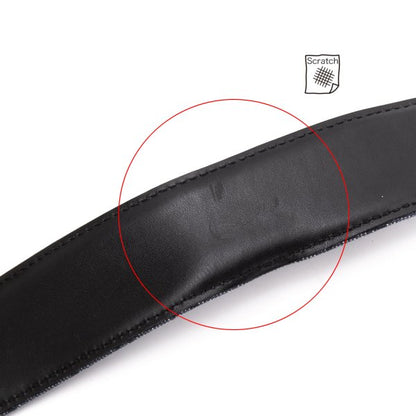 BVLGARI Logo Mania Denim & Leather Belt Blue/Black Size 42