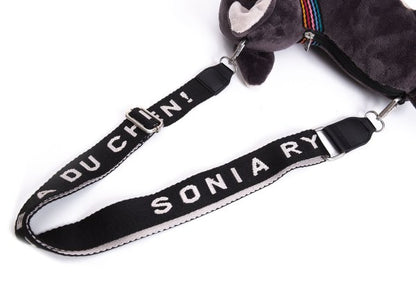 SONIA RYKIEL French Bulldog Bag Gray