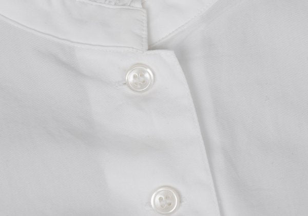 Mademoiselle NON NON Cotton Band Blouse White Size 38M