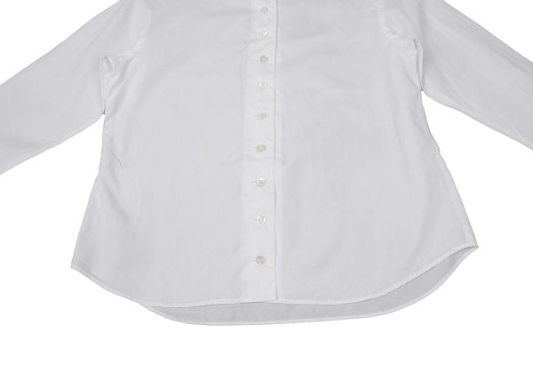 Mademoiselle NON NON Cotton Band Blouse White Size 38M