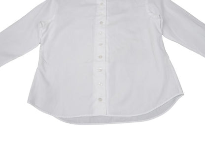 Mademoiselle NON NON Cotton Band Blouse White Size 38M