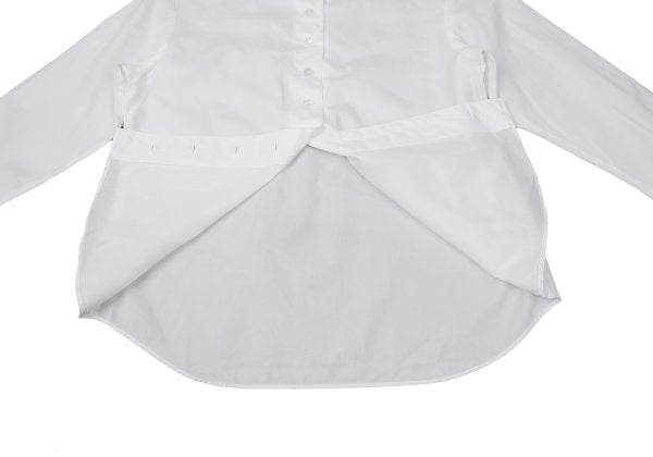 Mademoiselle NON NON Cotton Band Blouse White Size 38M
