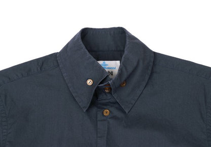 Vivienne Westwood MAN Cotton High Neck S/S Shirt Blue Size 2
