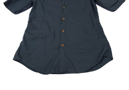 Vivienne Westwood MAN Cotton High Neck S/S Shirt Blue Size 2