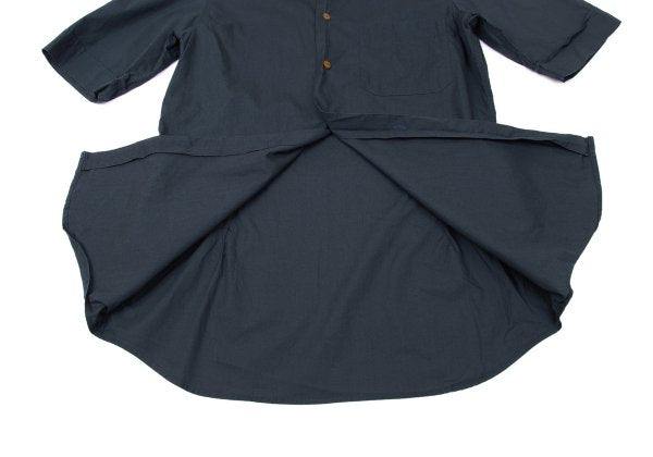 Vivienne Westwood MAN Cotton High Neck S/S Shirt Blue Size 2