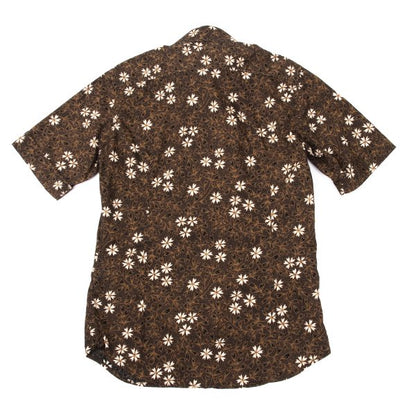 Vivienne Westwood MAN Cotton Flower Print Shirt Brown Size 2