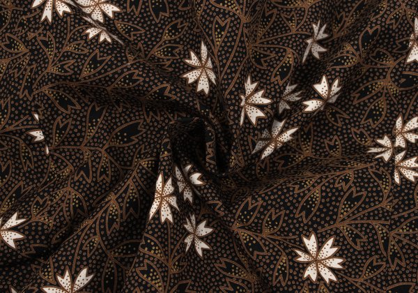 Vivienne Westwood MAN Cotton Flower Print Shirt Brown Size 2