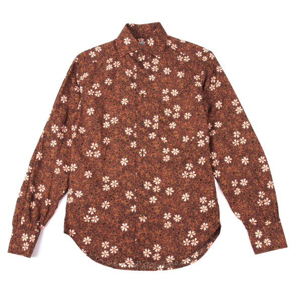 Vivienne Westwood MAN Cotton Floral Print Shirt Red Size 2