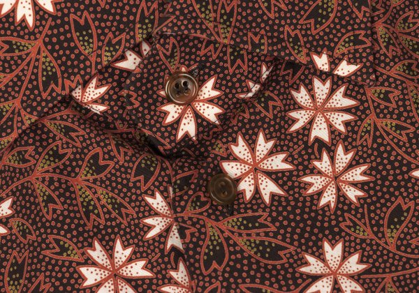 Vivienne Westwood MAN Cotton Floral Print Shirt Red Size 2