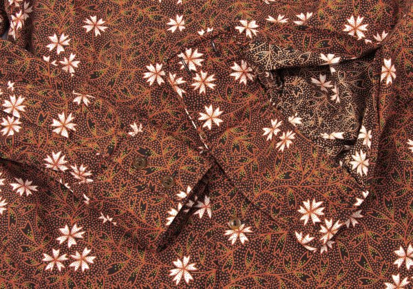Vivienne Westwood MAN Cotton Floral Print Shirt Red Size 2
