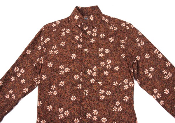 Vivienne Westwood MAN Cotton Floral Print Shirt Red Size 2