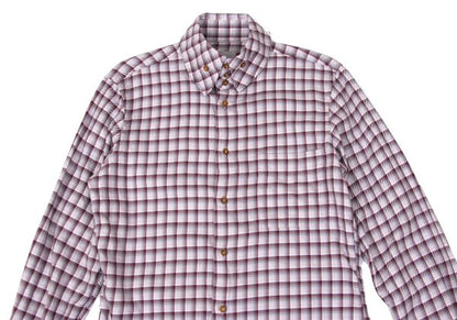 Vivienne Westwood MAN Cotton Check High Shirt Pink Size 3