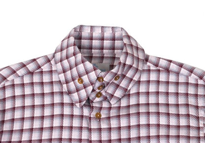 Vivienne Westwood MAN Cotton Check High Shirt Pink Size 3