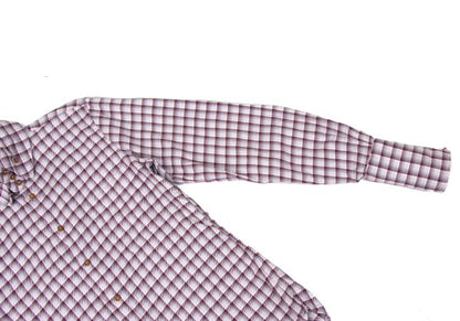 Vivienne Westwood MAN Cotton Check High Shirt Pink Size 3