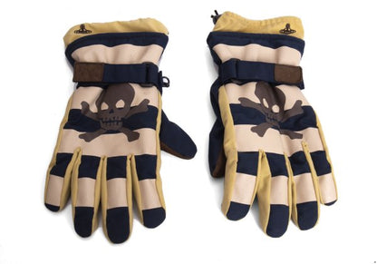 Vivienne Westwood Skull Print Beige Navy